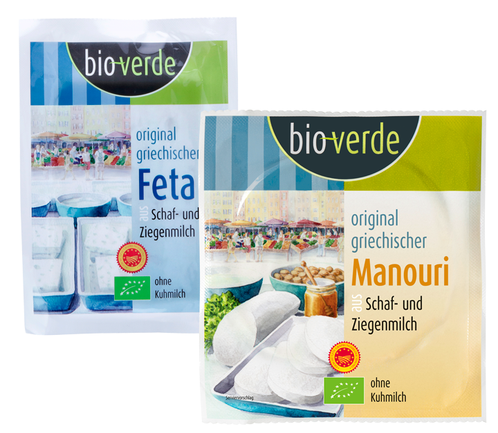 Griechischer Feta oder Manouri