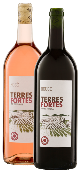 Französischer Wein „Terres Fortes"