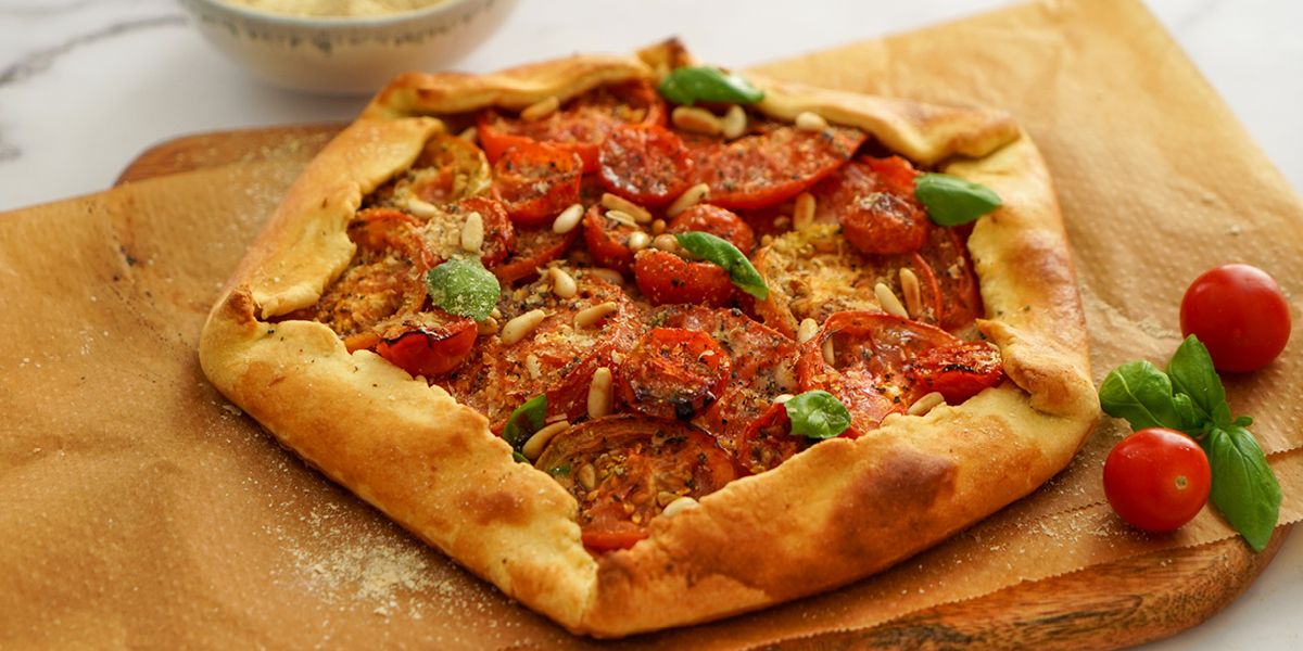 Bunte Tomaten-Galette