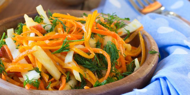Rohkostsalat aus Möhren