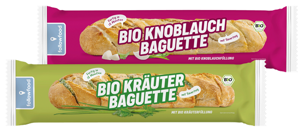 ❄ Kräuter- oder Knoblauch-Baguette