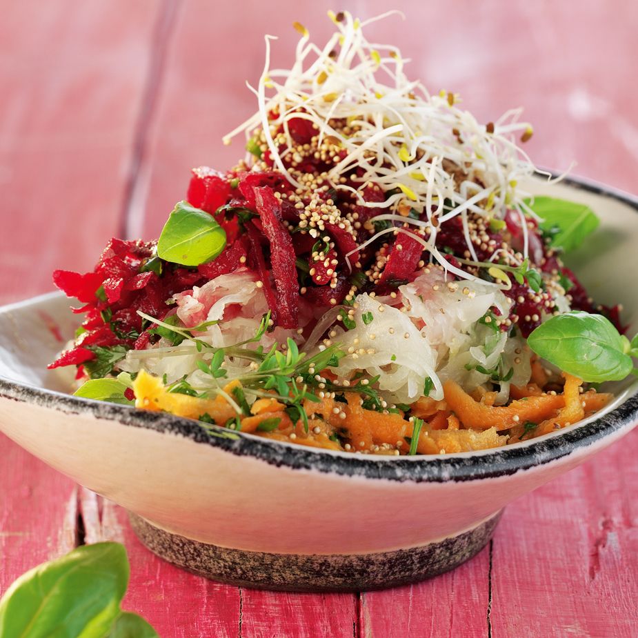 Tricolore-Rohkostsalat