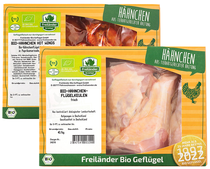 Hähnchenflügel-Keulen