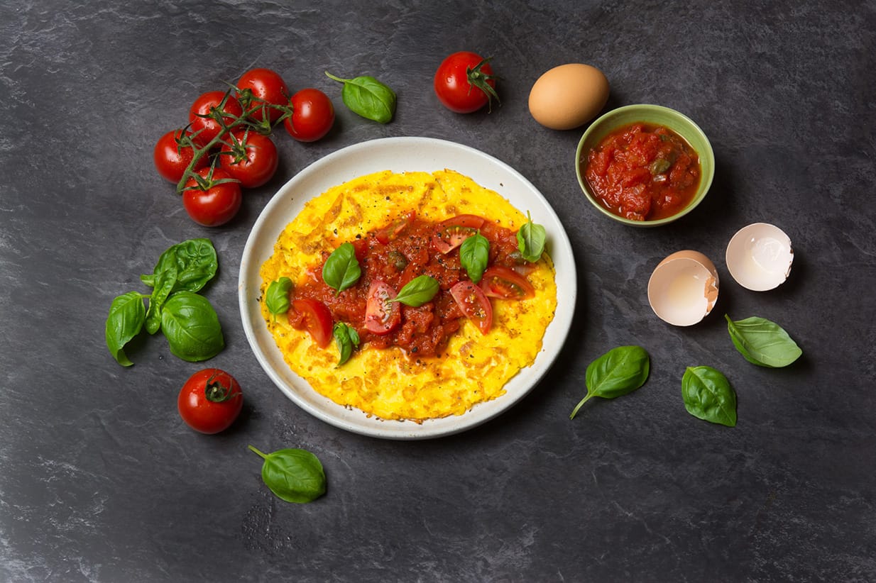 Tomaten-Omelette