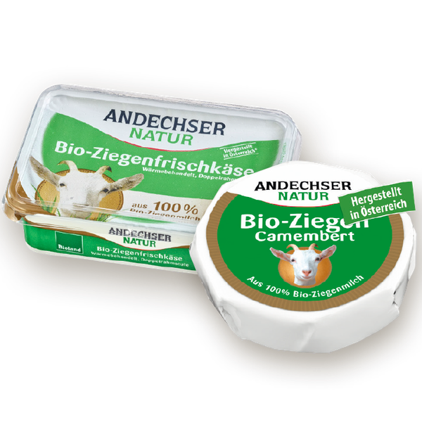 Ziegenkäse-Produkte