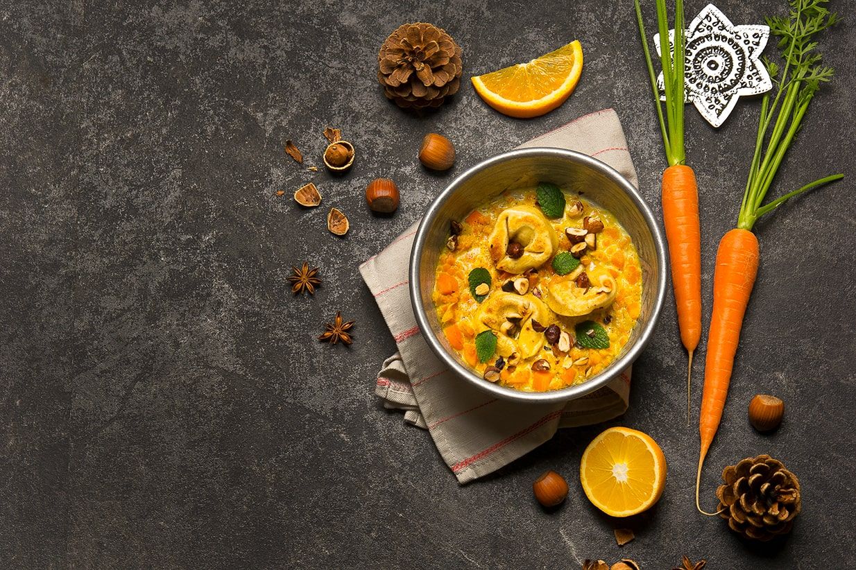 Möhren-Linsensüppchen mit Ingwer und Orange