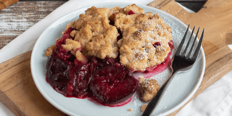 Pflaumen Crumble