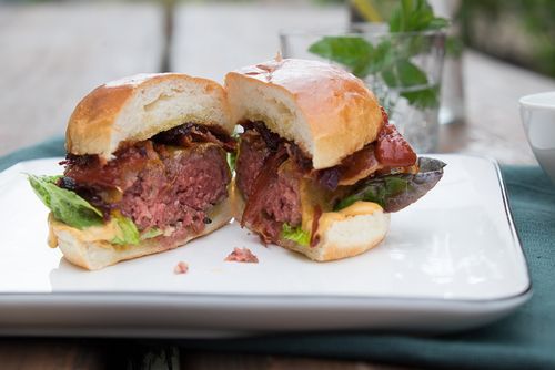 Burger vom Grill