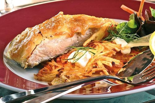 Schwedisches Lachsfilet