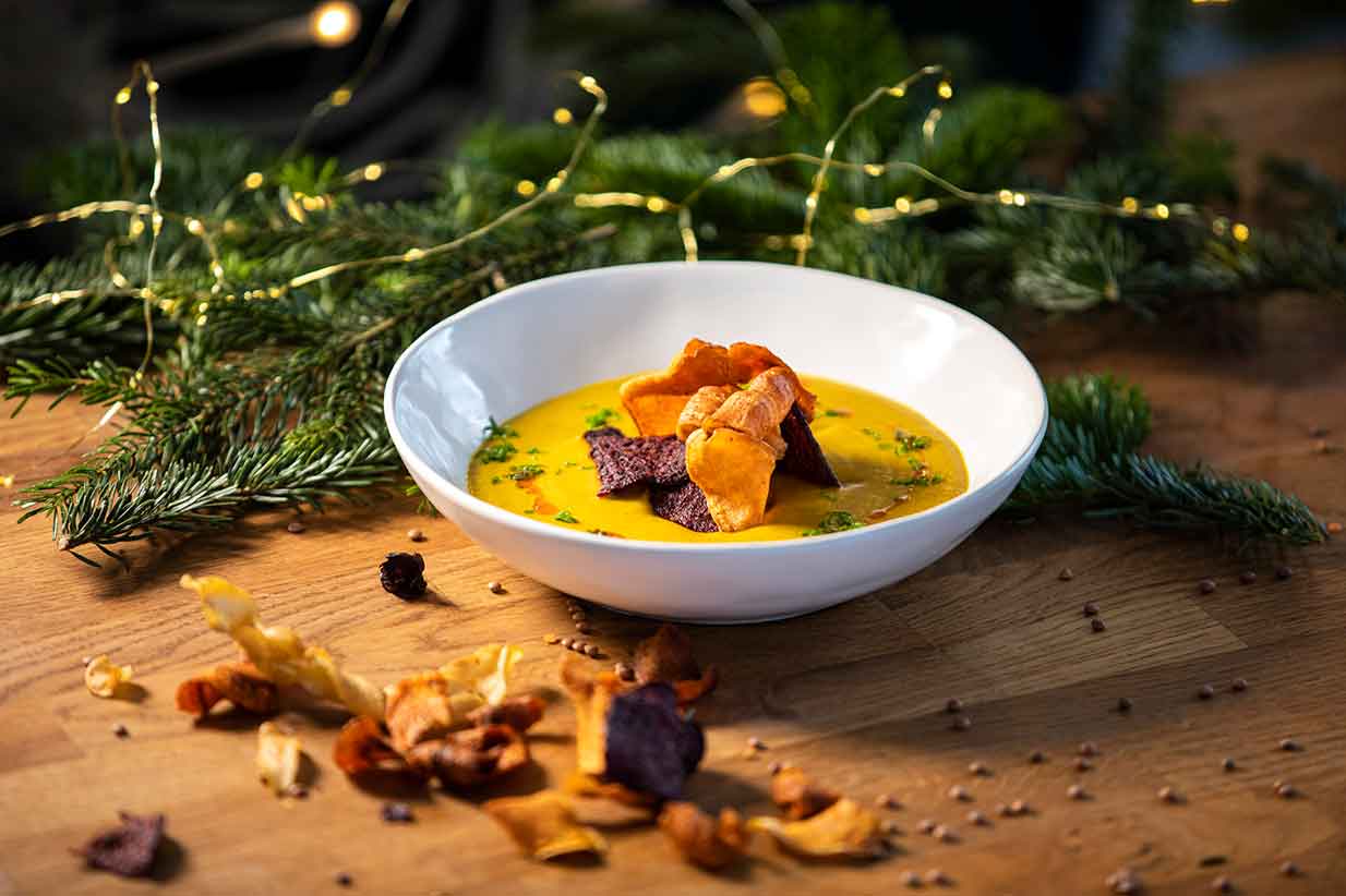 Karotten-Linsensuppe